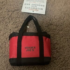 Trader Joe's Micro Tote 2 in 1 with Compact Grocery Bag Limited Edition NWT!